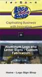 Mobile Screenshot of logosignshop.com